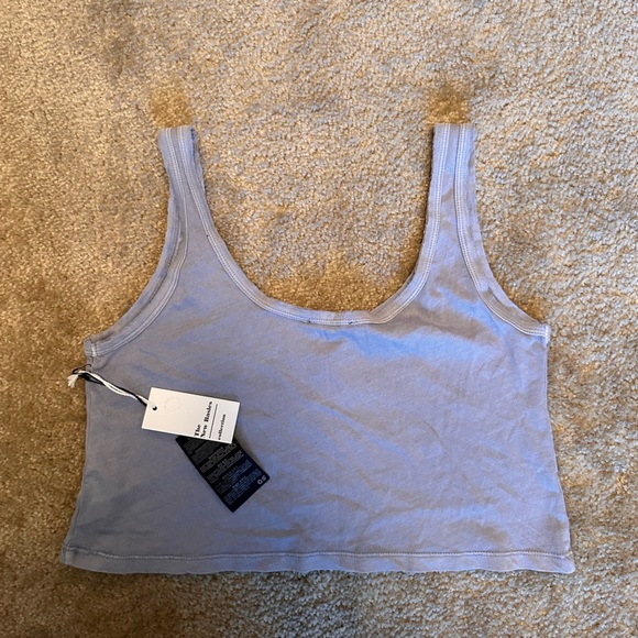 Forever 21 The New Basic Blue Crop Top Size S BNWT - Picture 2 of 2
